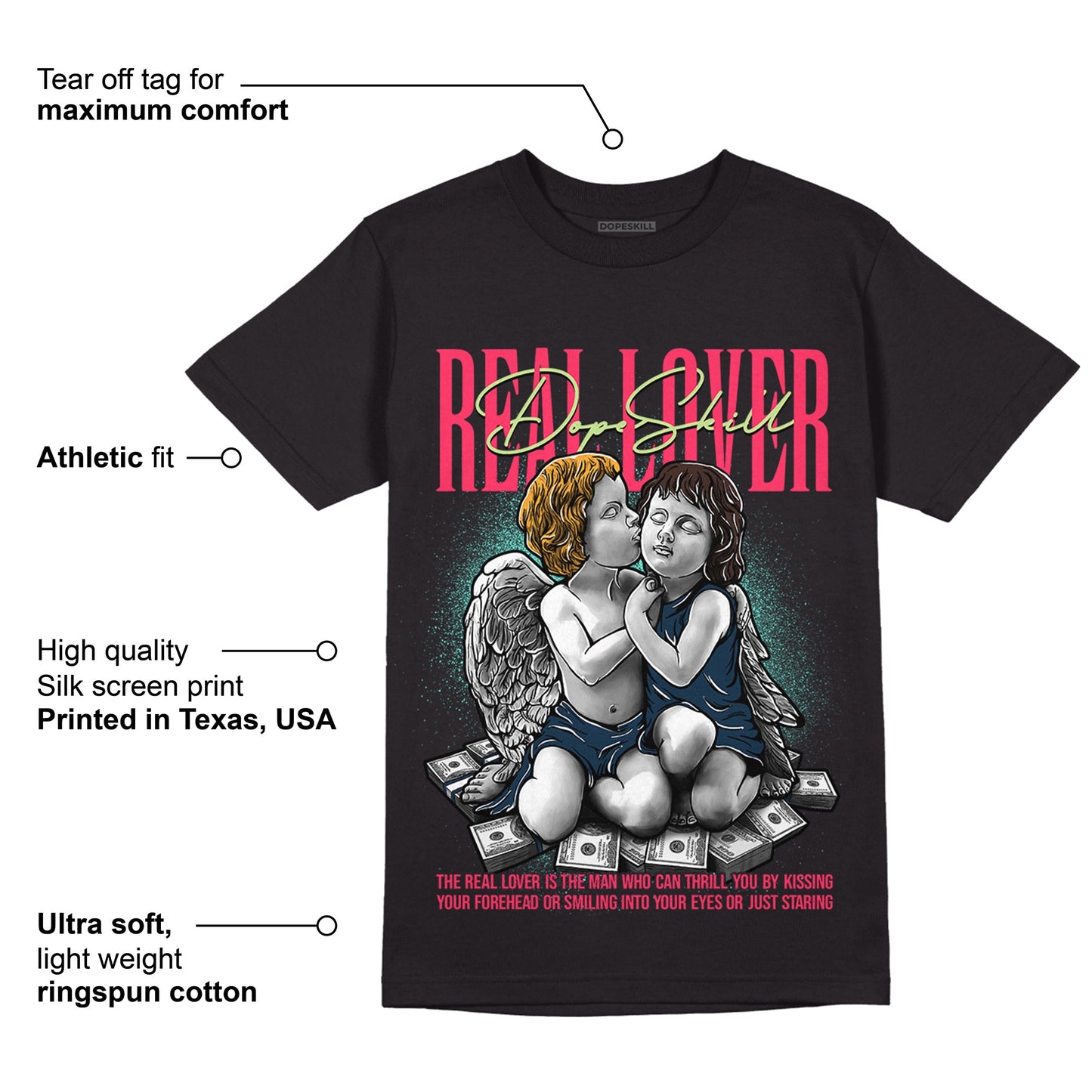 Bio Hack 1s High OG DopeSkill T-Shirt Real Lover Graphic