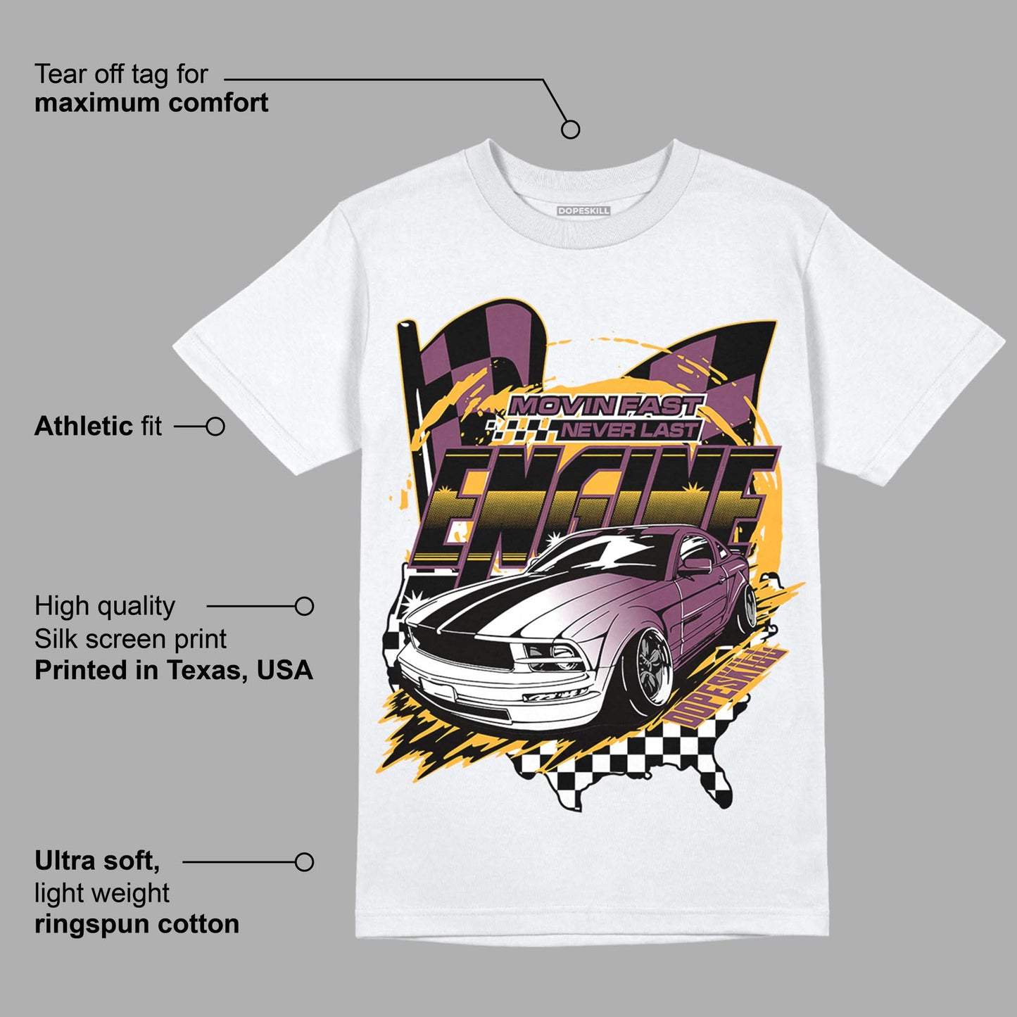 Brotherhood 1s High OG DopeSkill T-Shirt ENGINE Tshirt Graphic