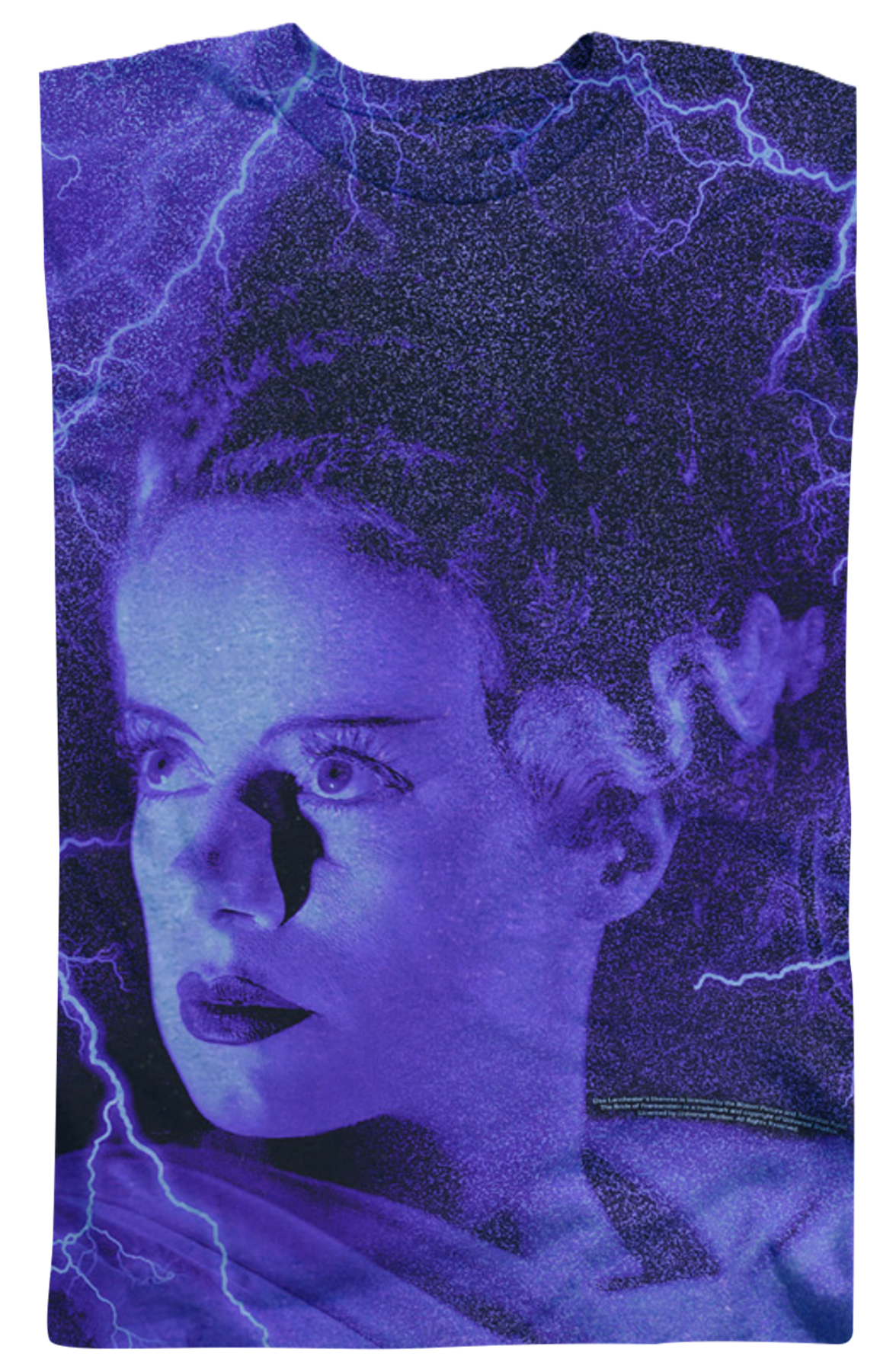 Big Print Bride Of Frankenstein T-Shirt