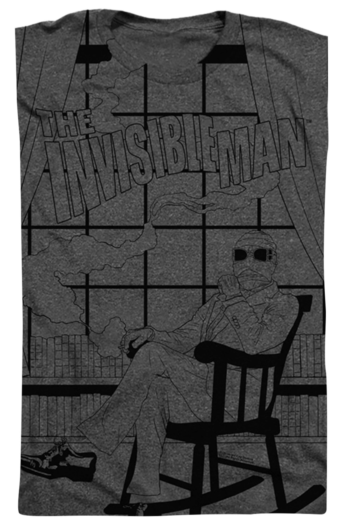 Big Print Invisible Man T-Shirt