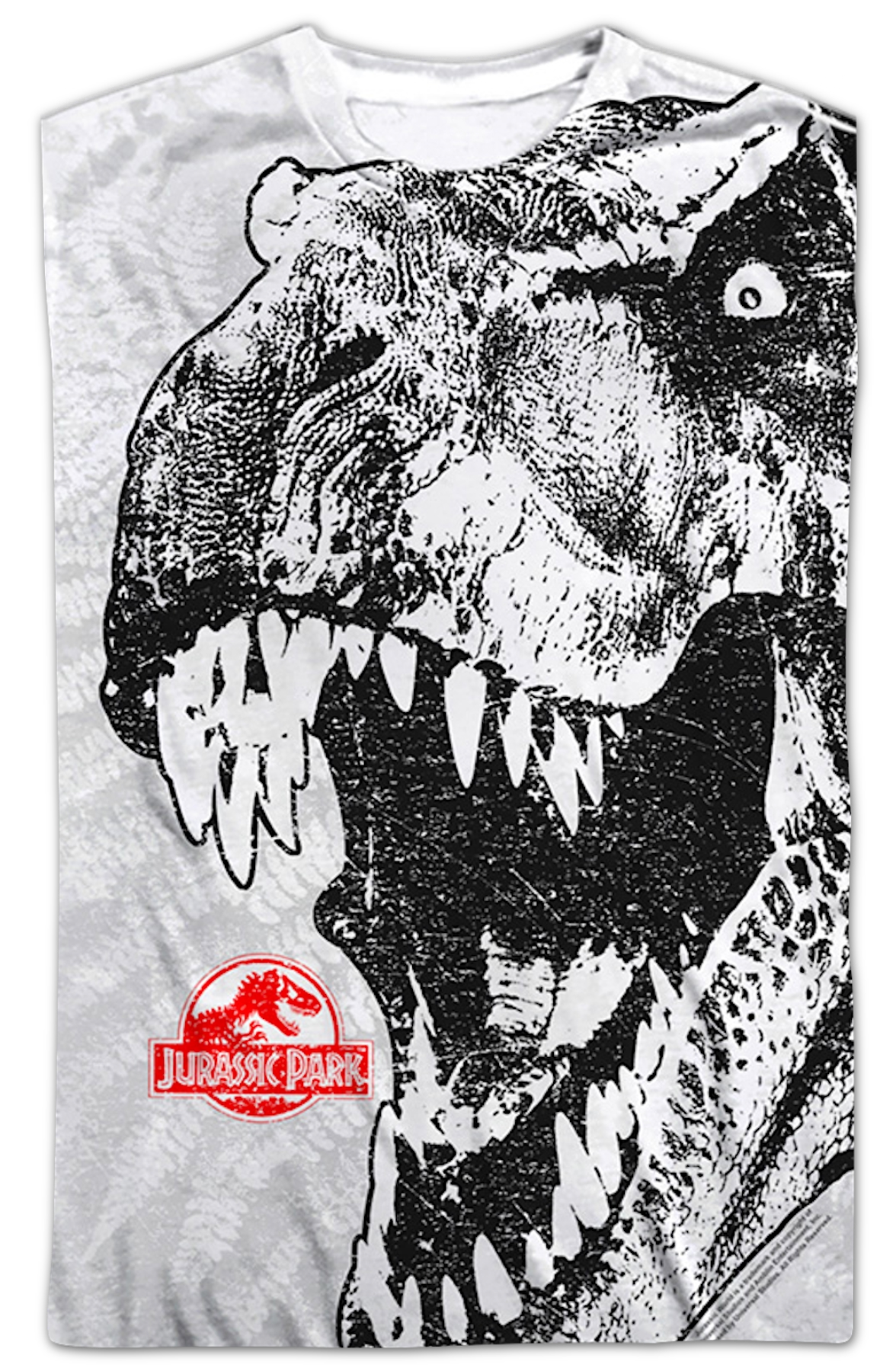 Big Print Jurassic Park T-Shirt