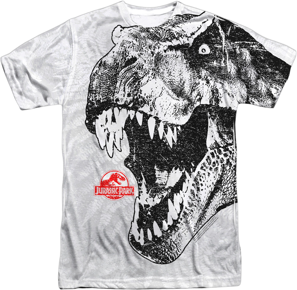 Big Print Jurassic Park T-Shirt