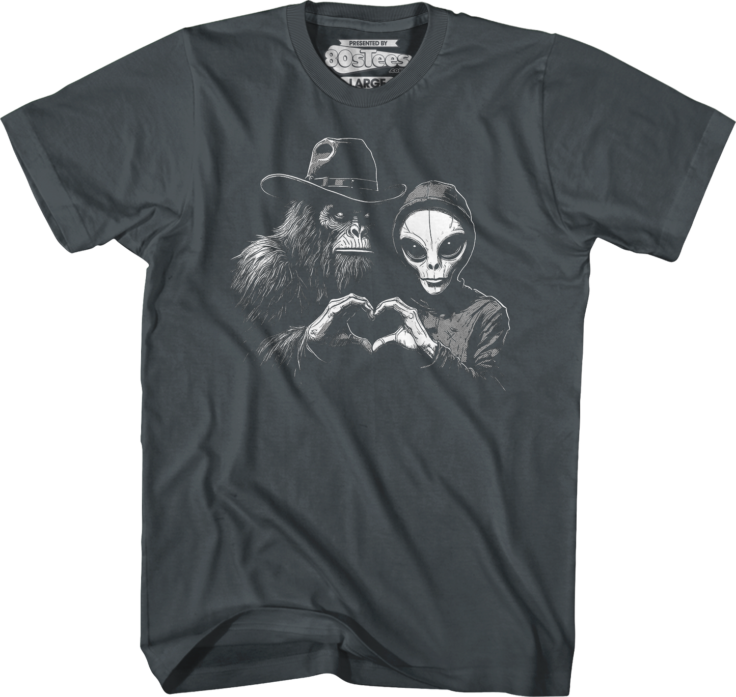 Bigfoot & Alien Love T-Shirt