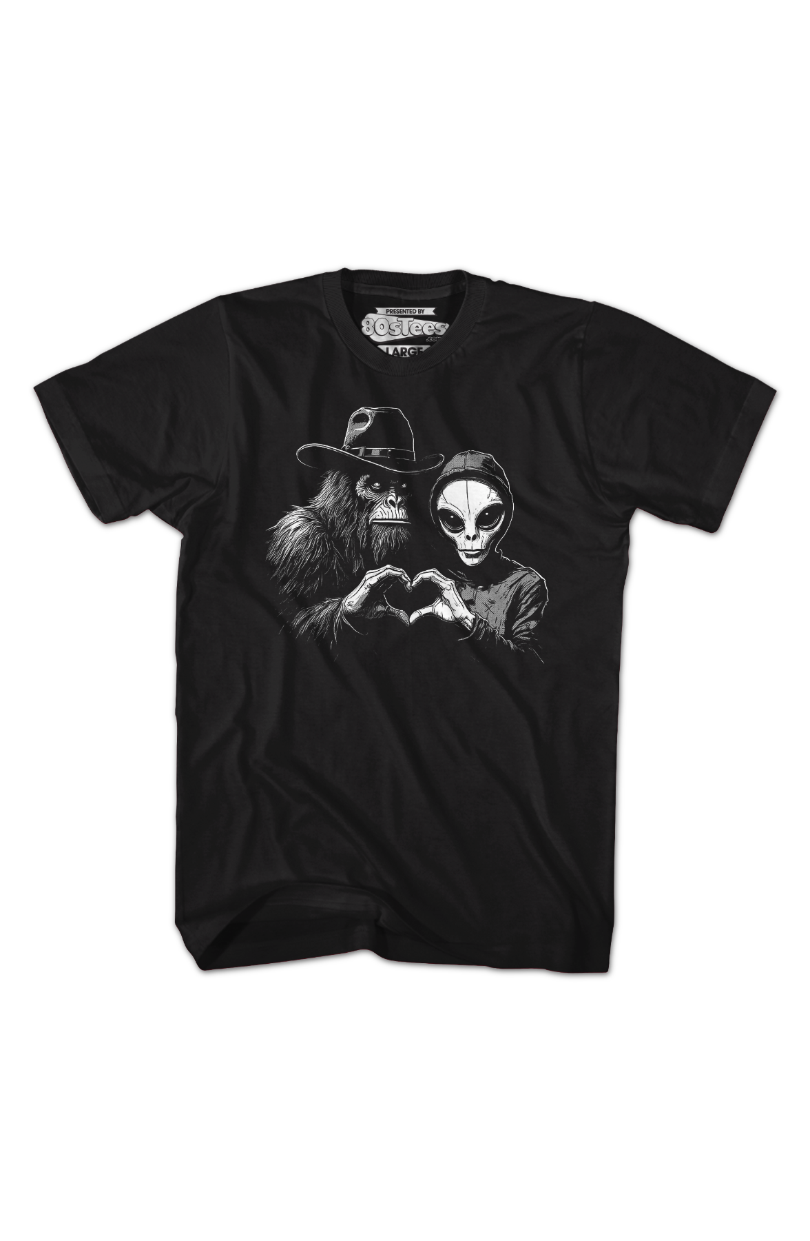 Bigfoot & Alien Love T-Shirt