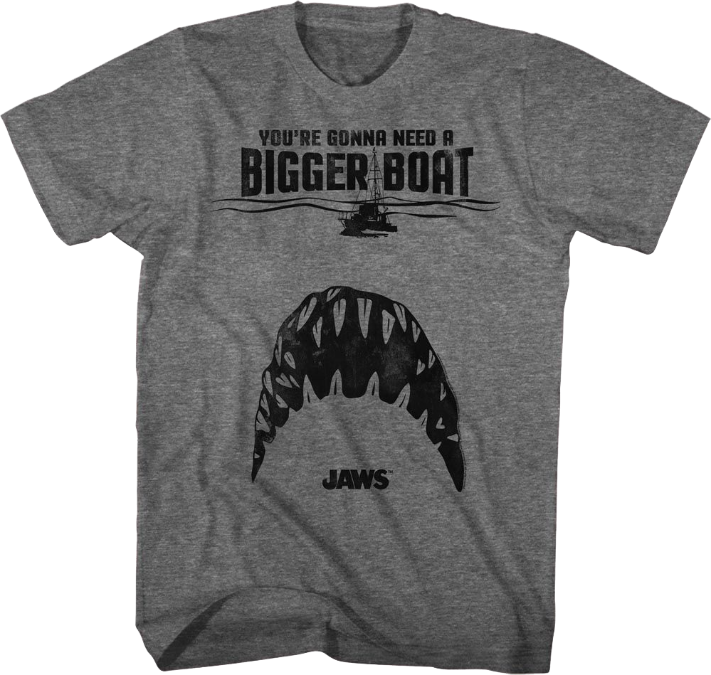 Bigger Boat Teeth Jaws T-Shirt