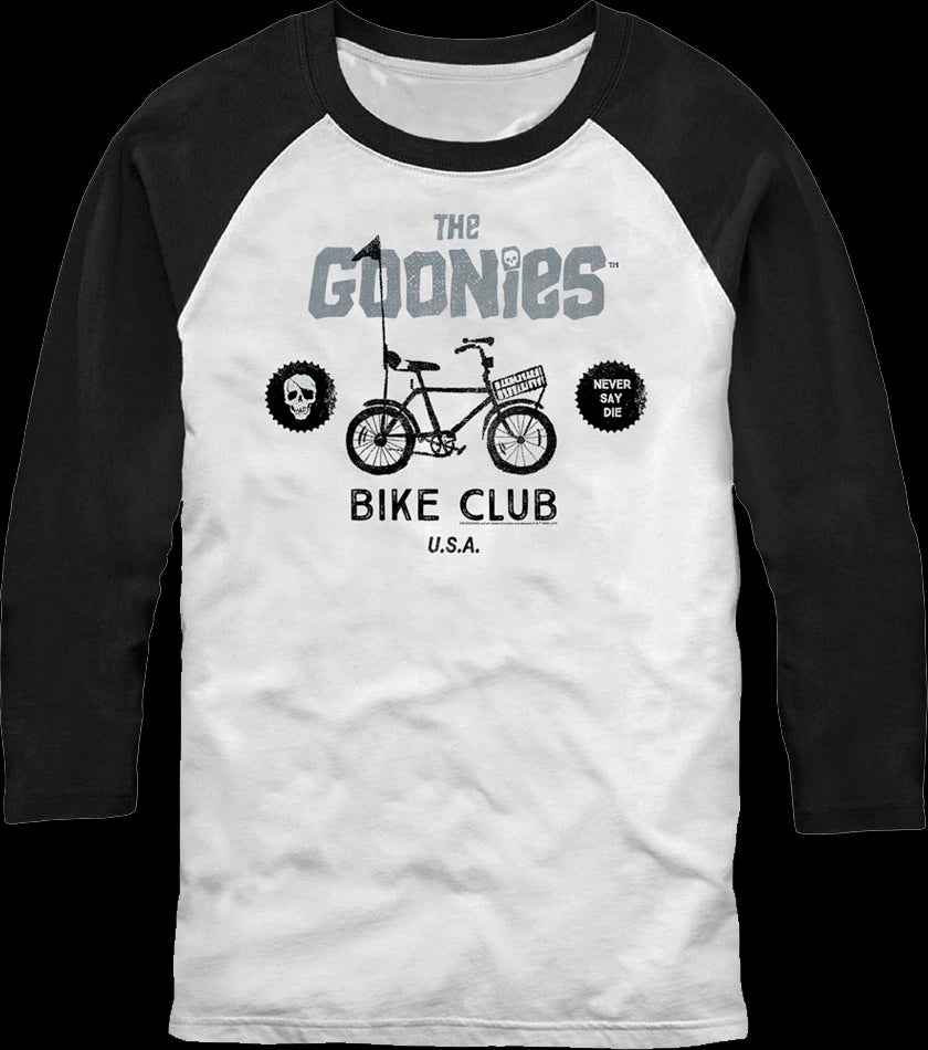 Bike Club Goonies Raglan Baseball Shirt