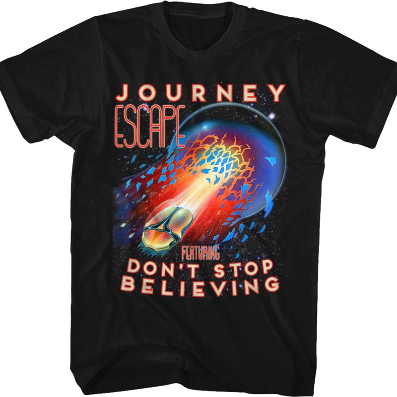 Black Don't Stop Believing Journey T-Shirt