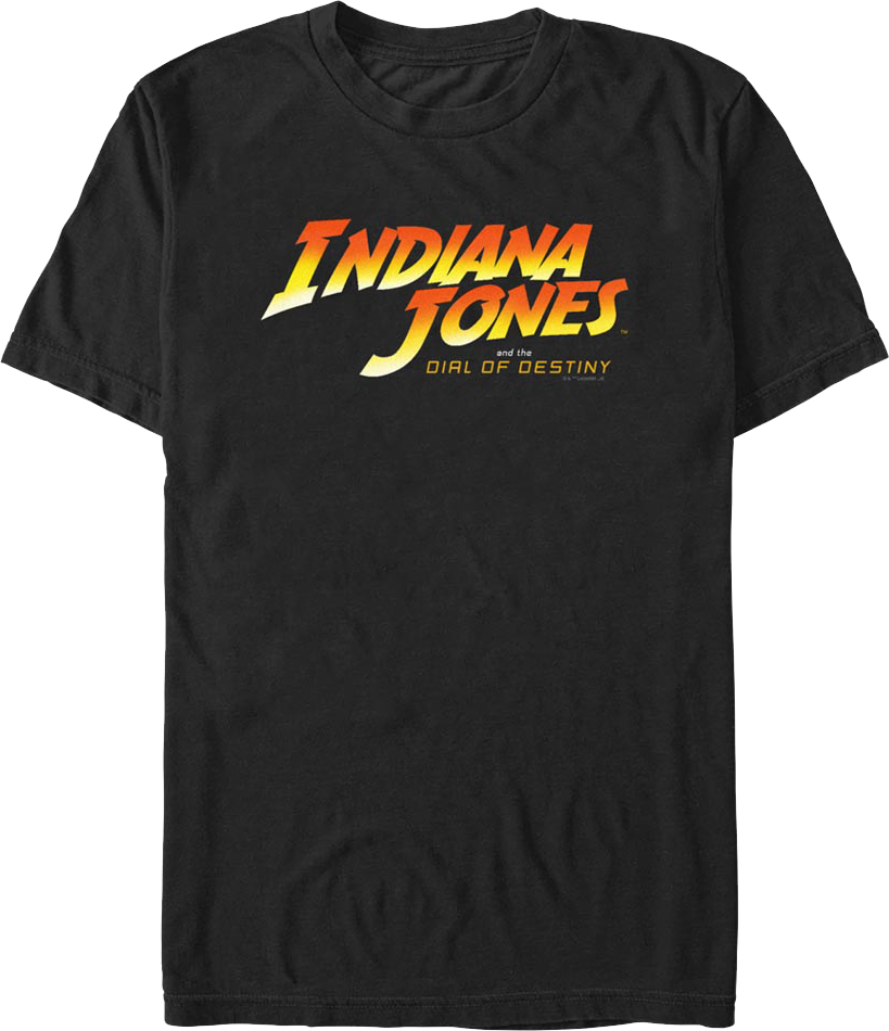 Black Indiana Jones and the Dial of Destiny T-Shirt