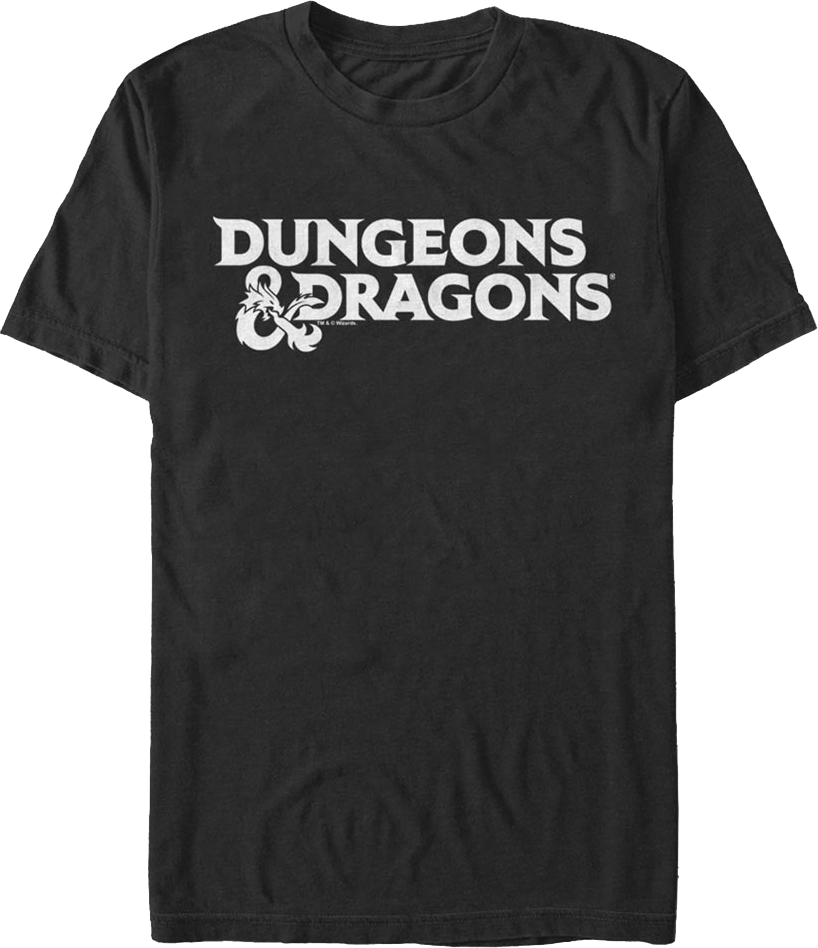 Black Logo Dungeons & Dragons T-Shirt