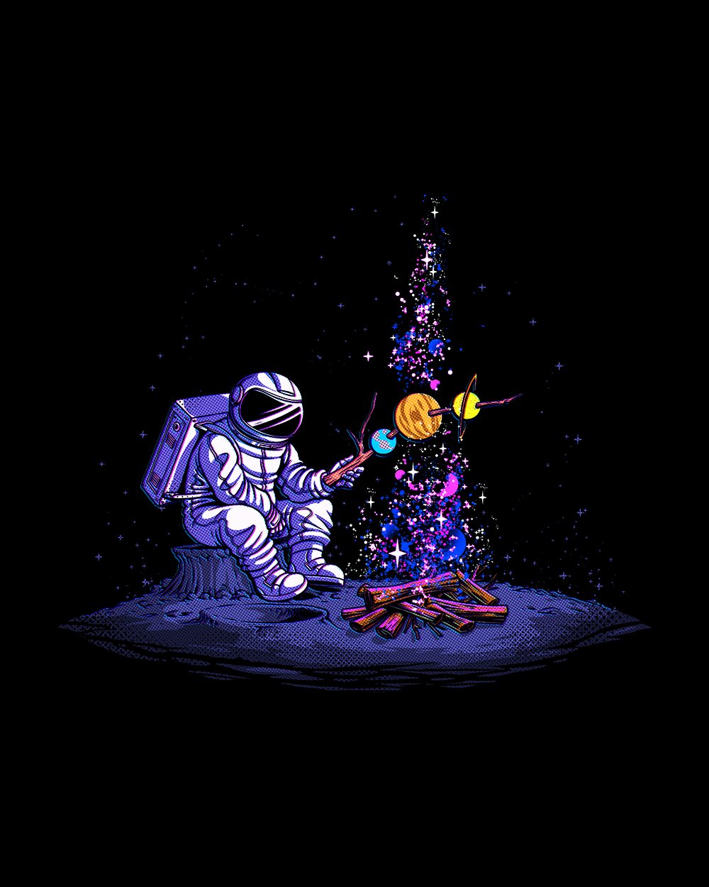 Moon Camping T-Shirt