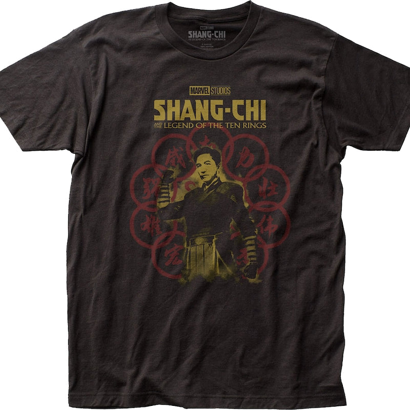 Black Sketch Shang-Chi and the Legend of the Ten Rings T-Shirt