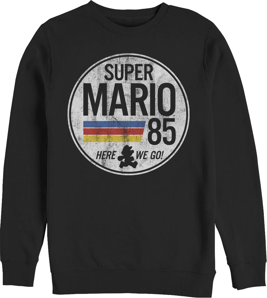 Black Super Mario 85 Sweatshirt