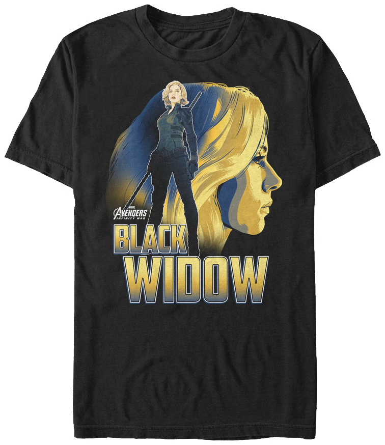 Black Widow Avengers Infinity War T-Shirt