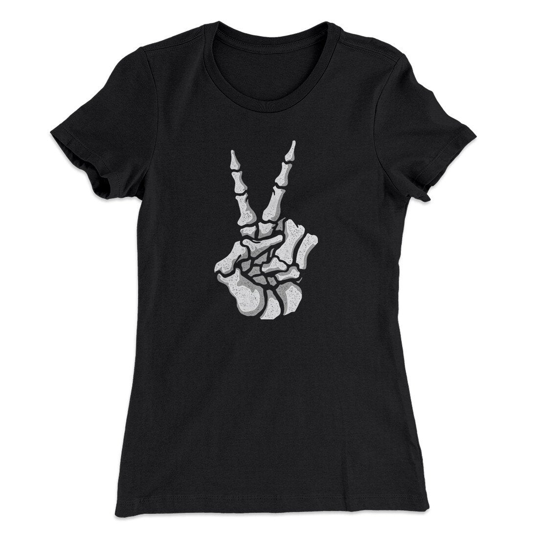 Peace Skeleton Hand Women's T-Shirt