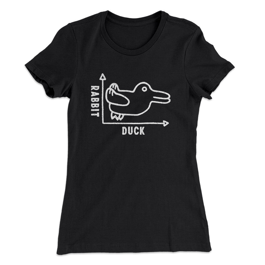 Rabbit Duck Graph Women's T-Shirt