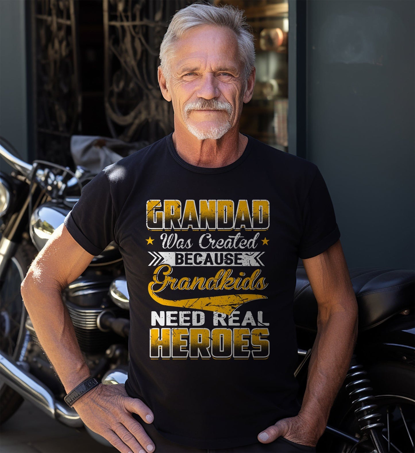 Grandad: Real Heroes t-shirt
