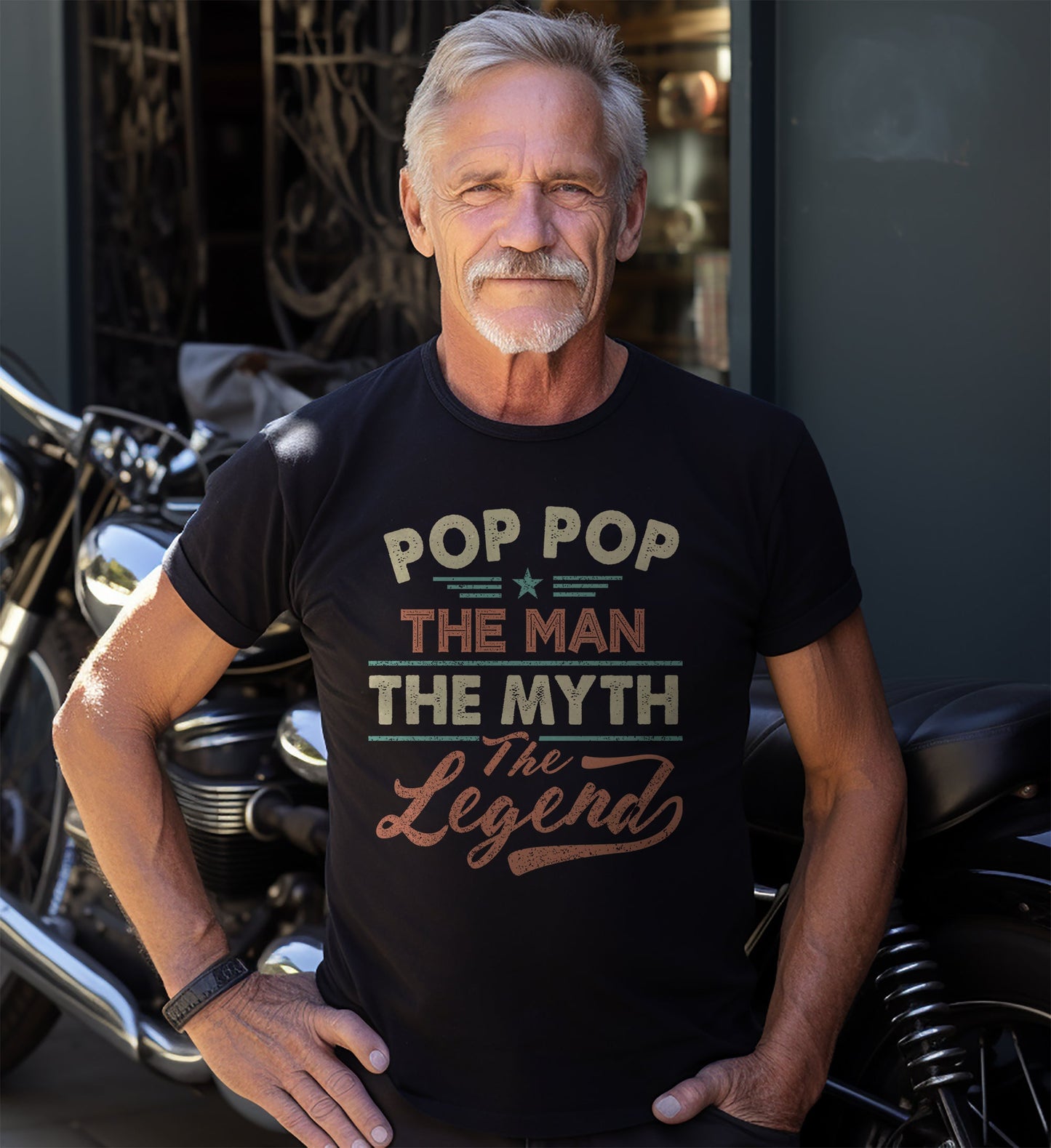 Poppop: The Man, The Myth, The Legend T-Shirt