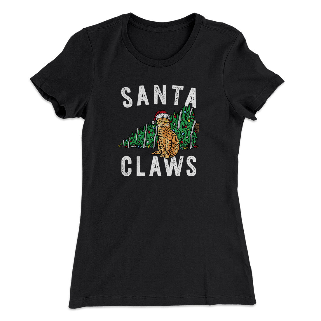 Santa Claws Women's T-Shirt Style001