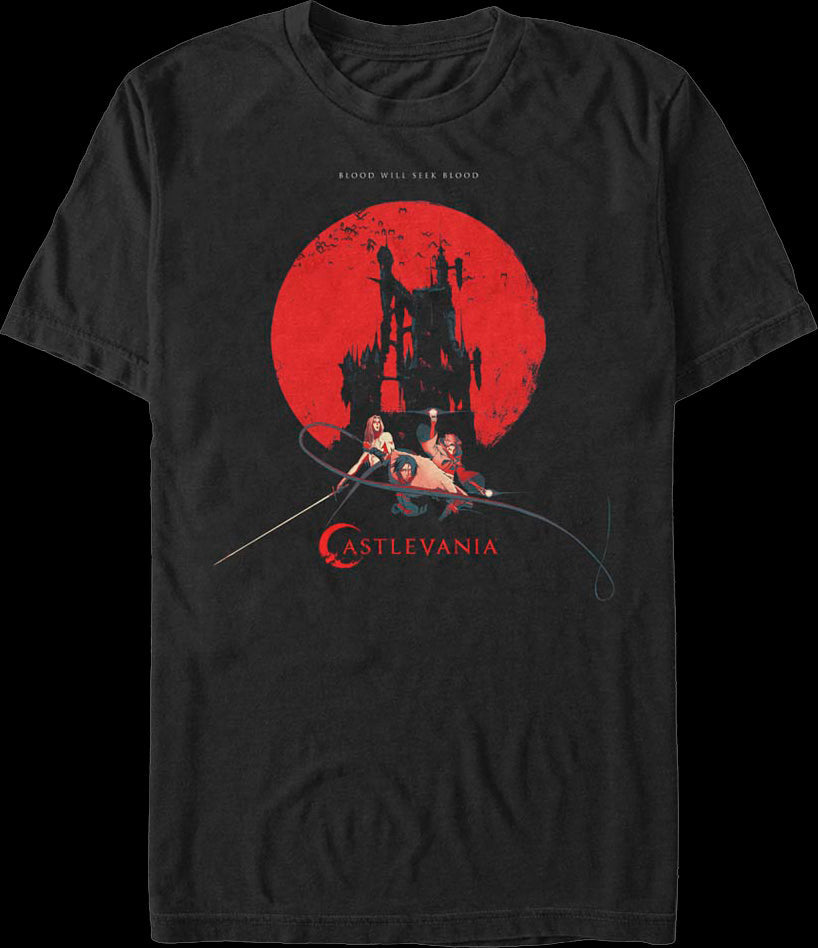 Blood Will Seek Blood Castlevania T-Shirt