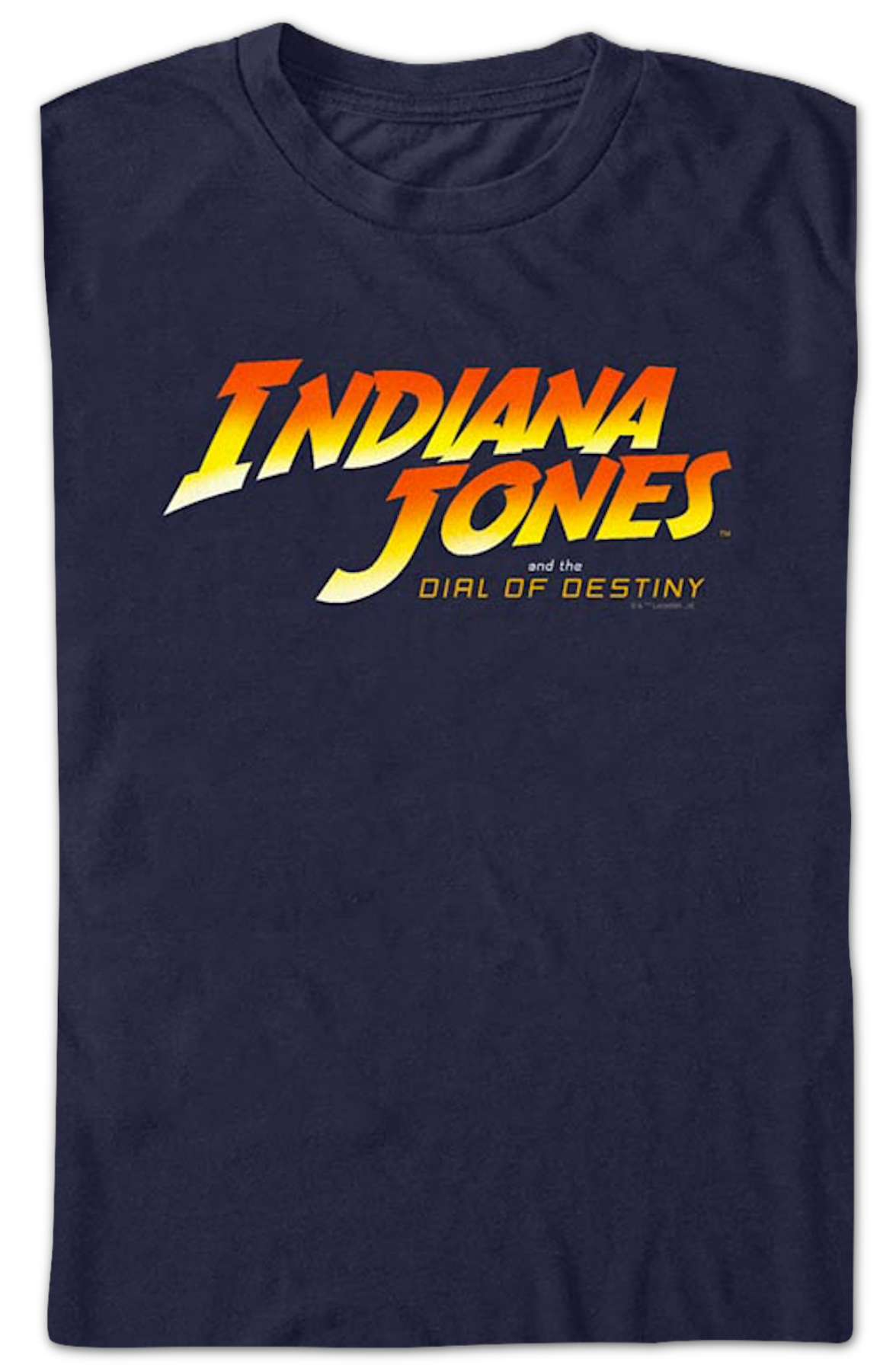 Blue Indiana Jones and the Dial of Destiny T-Shirt