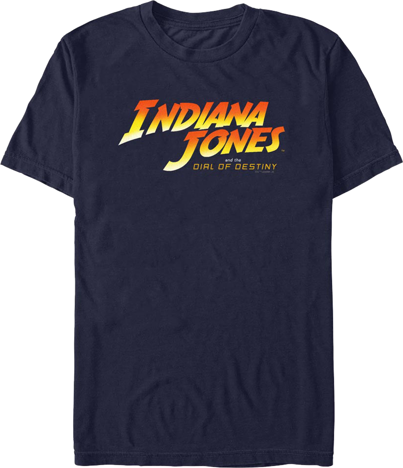 Blue Indiana Jones and the Dial of Destiny T-Shirt