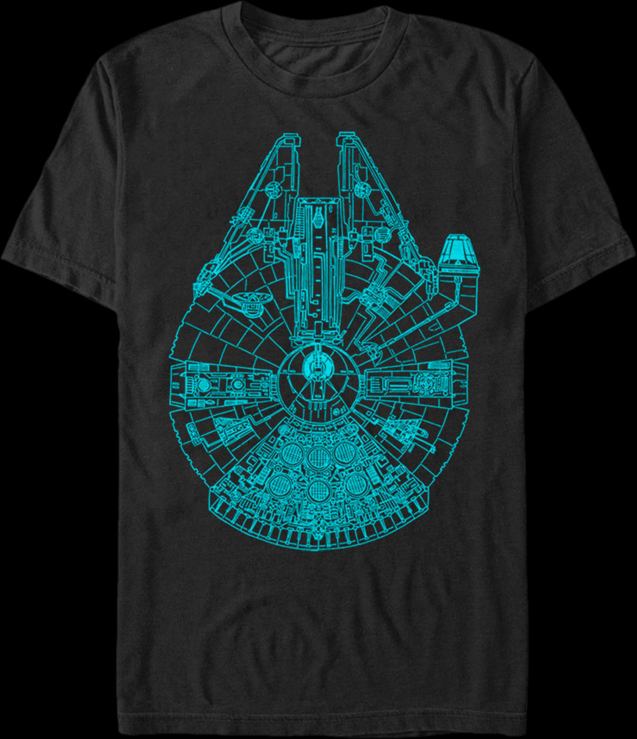 Blue Millennium Falcon Shirt