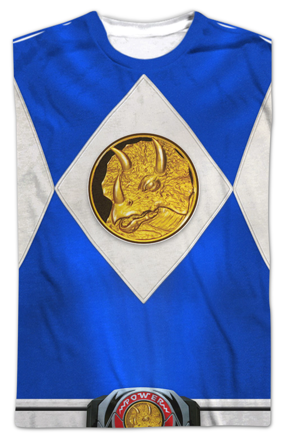 Blue Ranger Sublimation Costume Shirt
