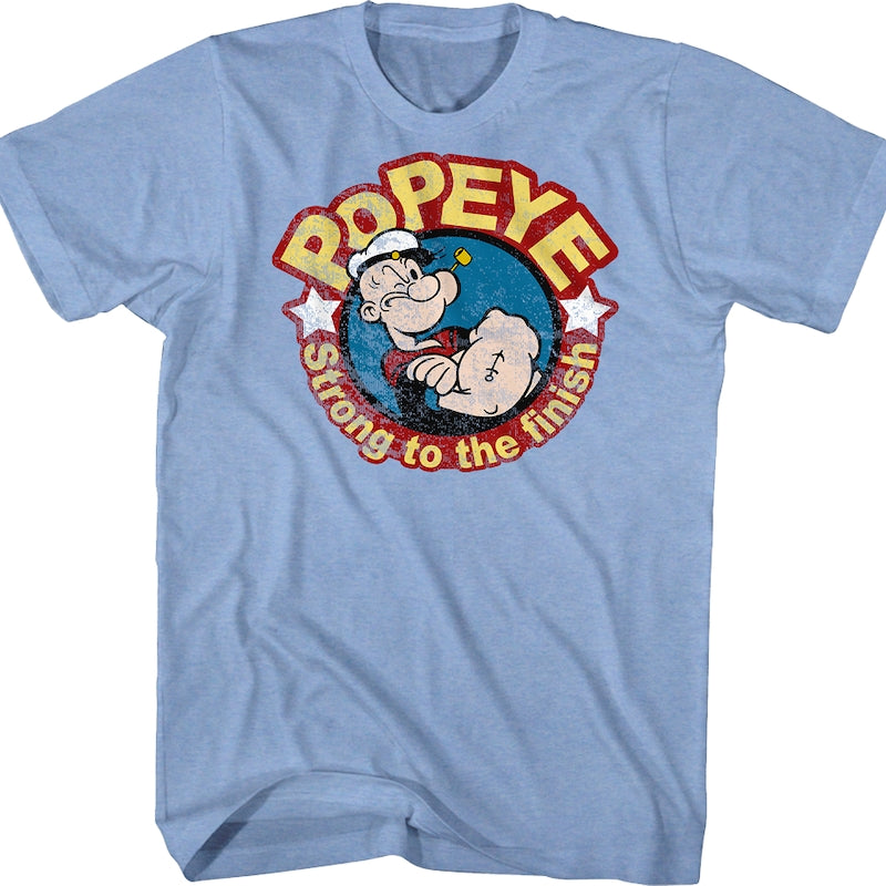 Blue Strong To The Finish Popeye T-Shirt