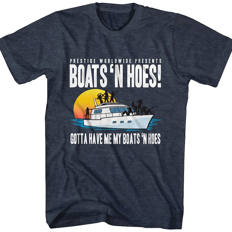 Blue Boats 'N Hoes Step Brothers T-Shirt
