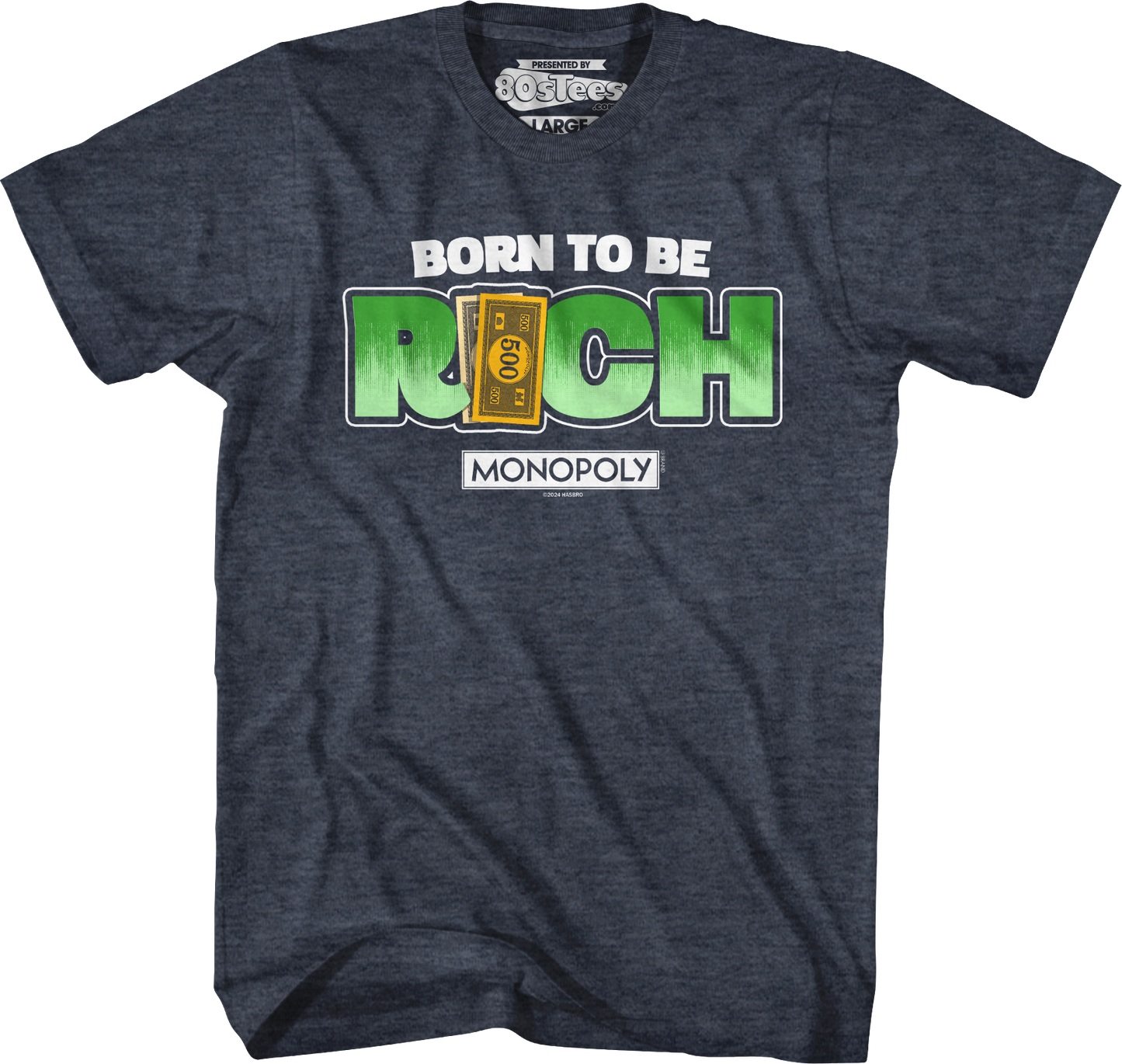 Born To Be Rich Monopoly T-Shirt