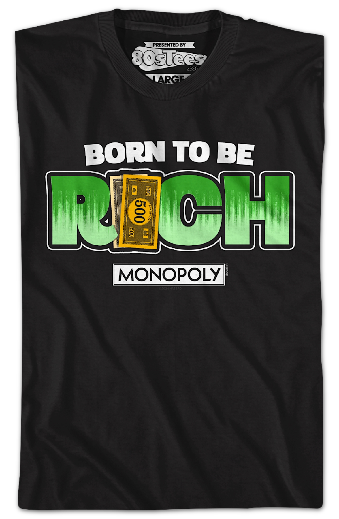 Born To Be Rich Monopoly T-Shirt