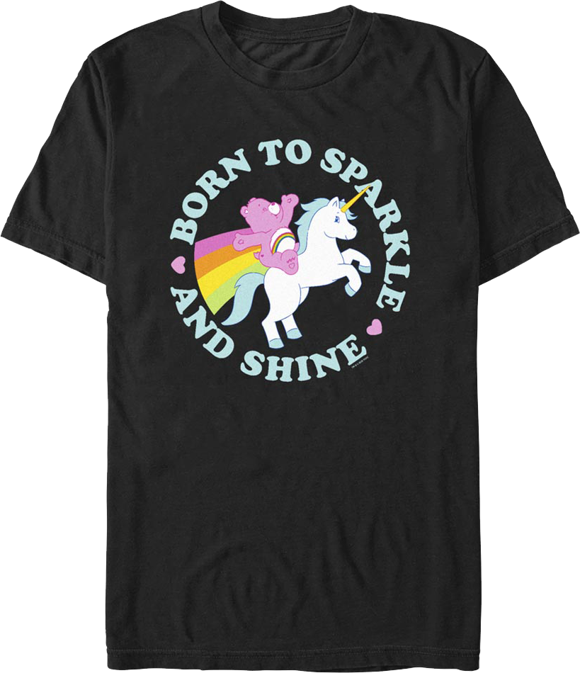 Born To Sparkle And Shine Care Bears T-Shirt