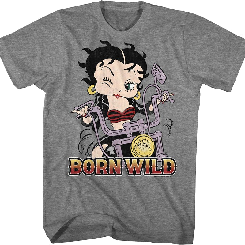 Born Wild Betty Boop T-Shirt