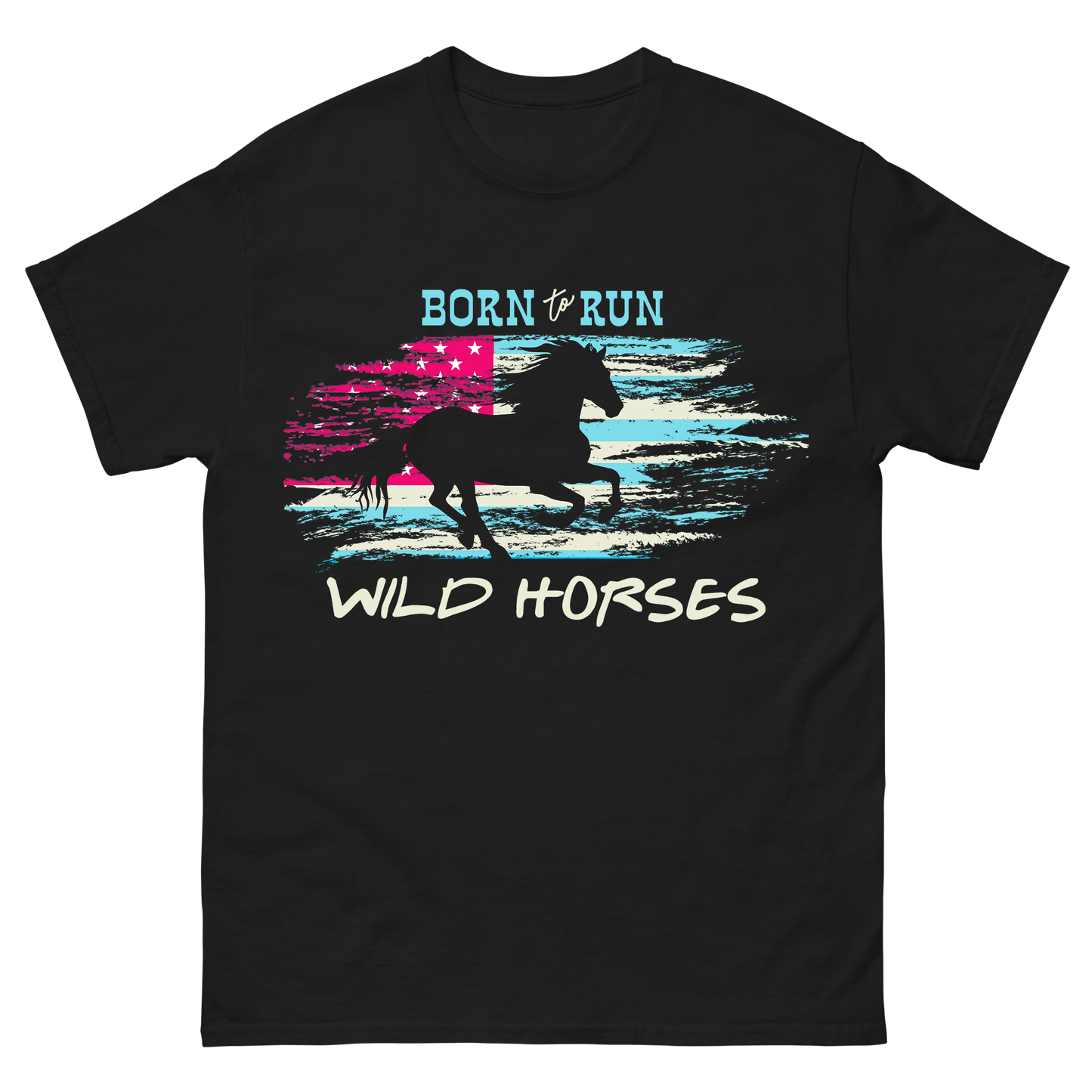 Wild Horses Flag T-Shirt