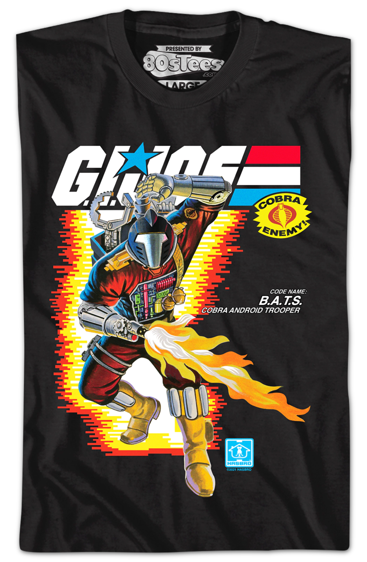 Box Art B. A. T. S. GI Joe T-Shirt