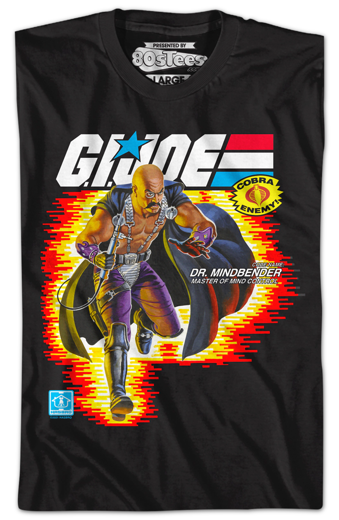 Box Art Dr. Mindbender GI Joe T-Shirt