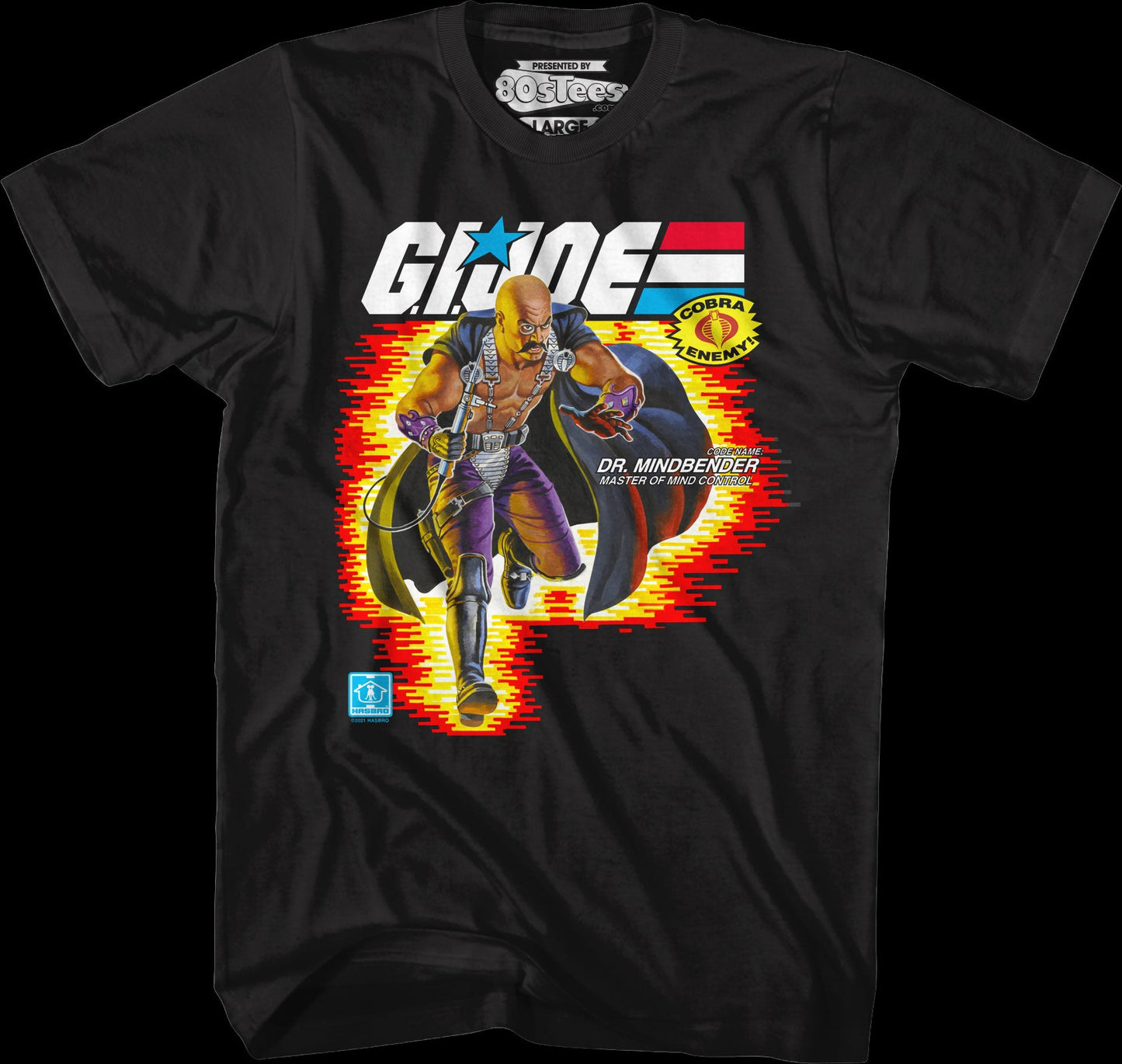 Box Art Dr. Mindbender GI Joe T-Shirt