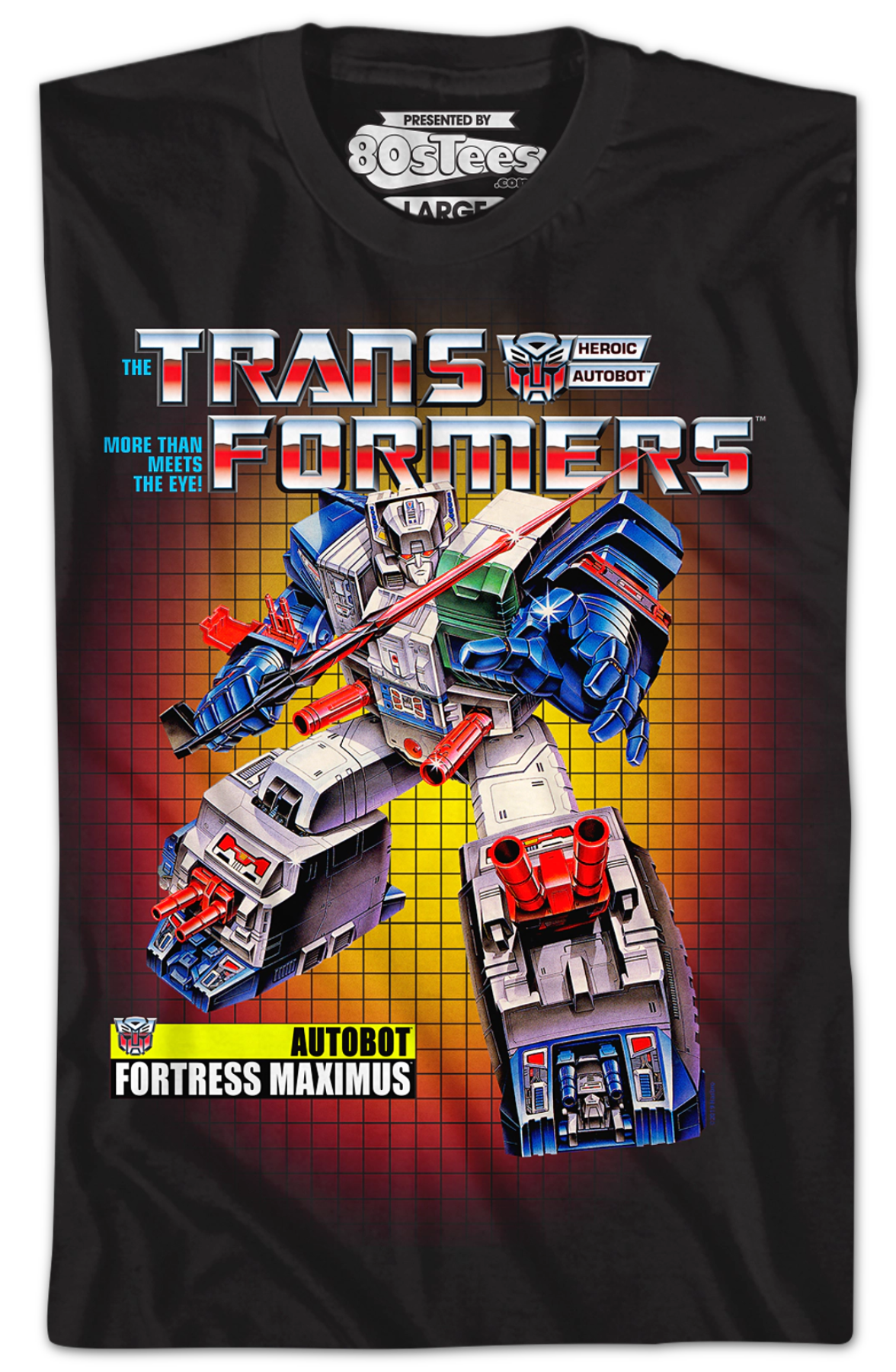 Box Art Fortress Maximus Transformers T-Shirt