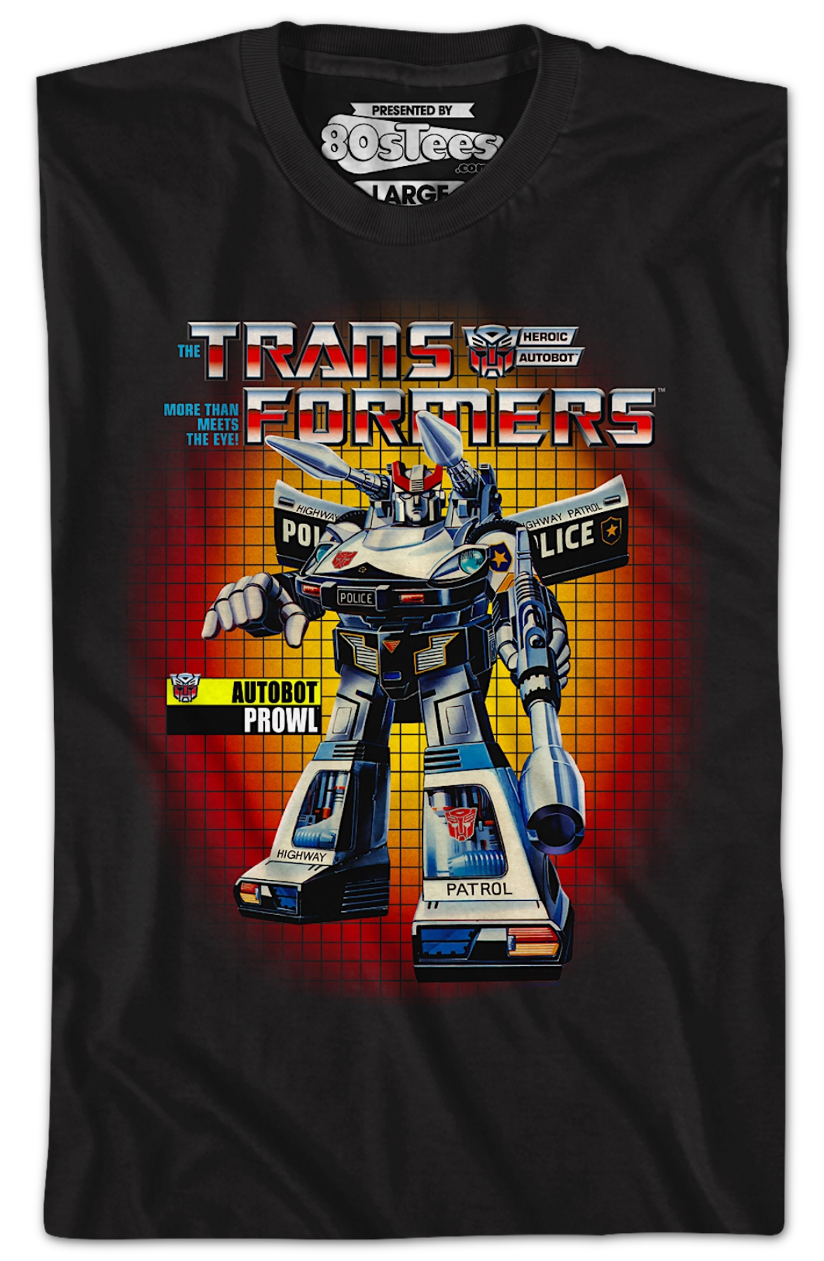 Box Art Prowl Transformers T-Shirt