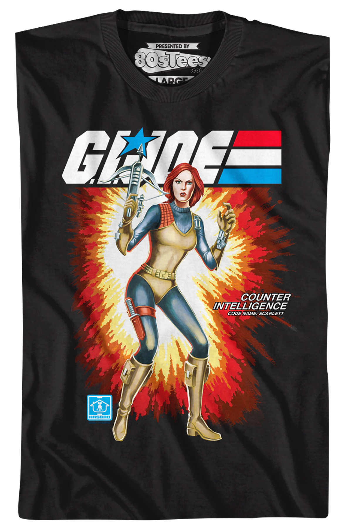 Box Art Scarlett GI Joe T-Shirt