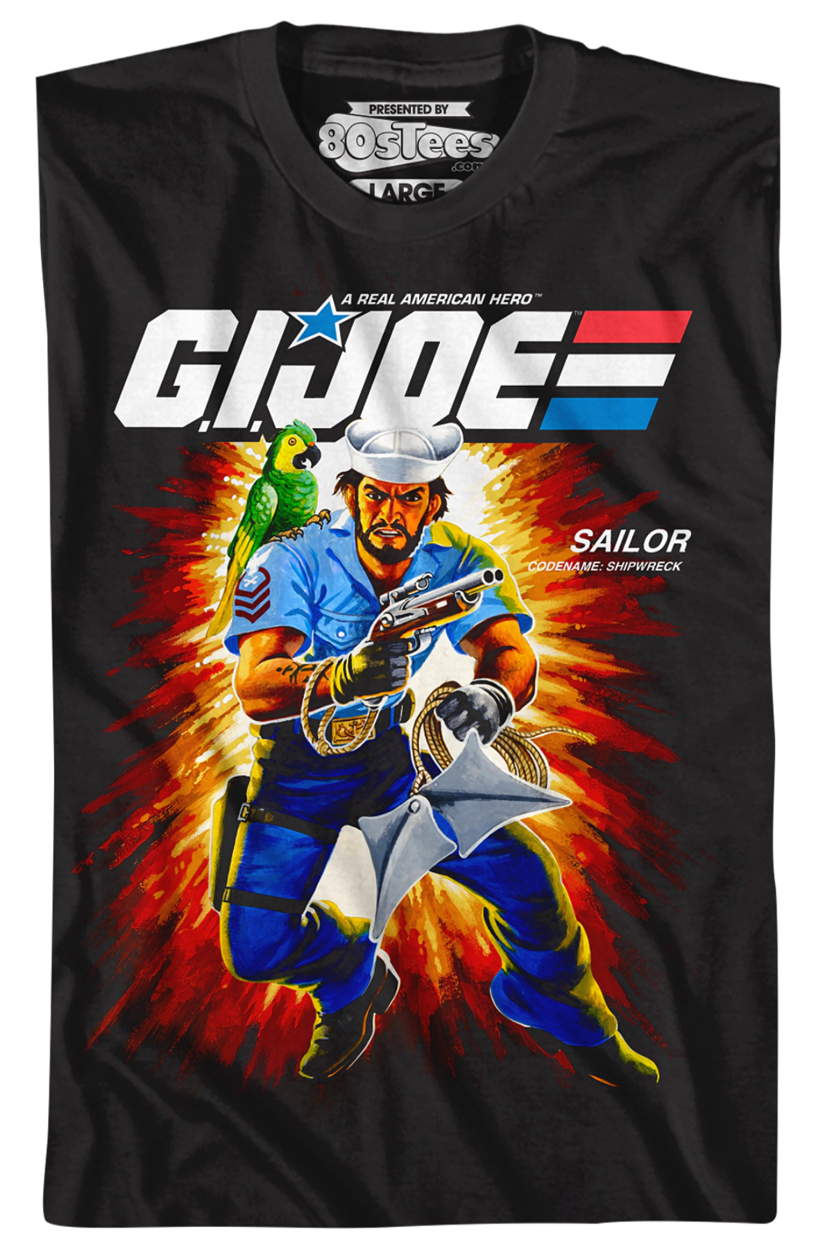 Box Art Shipwreck GI Joe T-Shirt