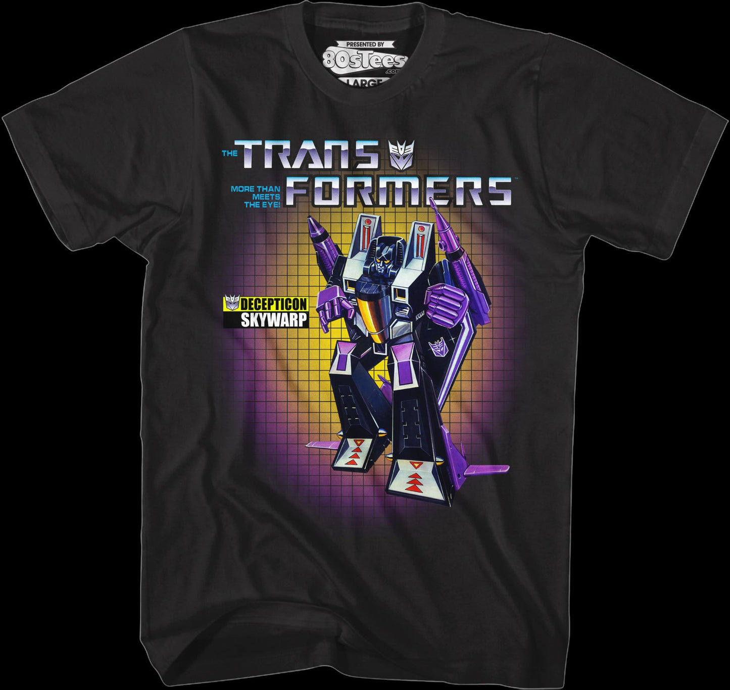 Box Art Skywarp Transformers T-Shirt