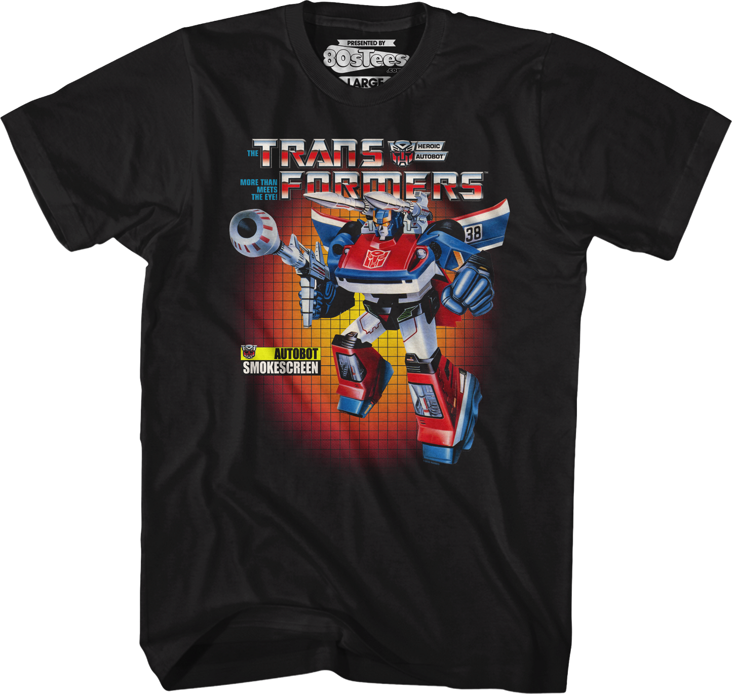 Box Art Smokescreen Transformers T-Shirt