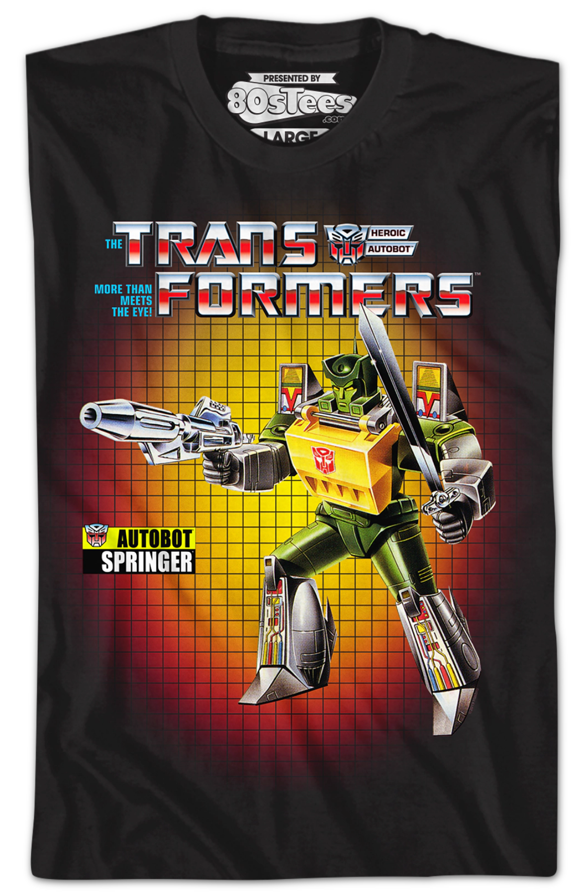 Box Art Springer Transformers T-Shirt