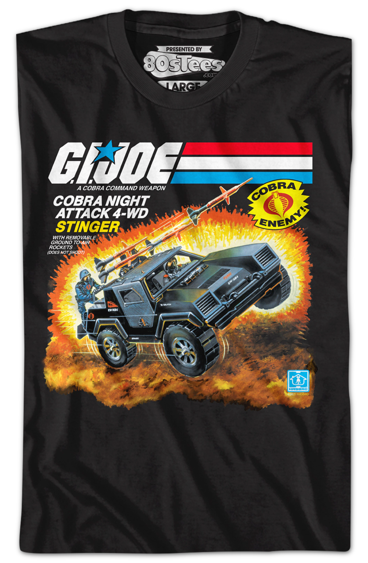 Box Art Stinger GI Joe T-Shirt