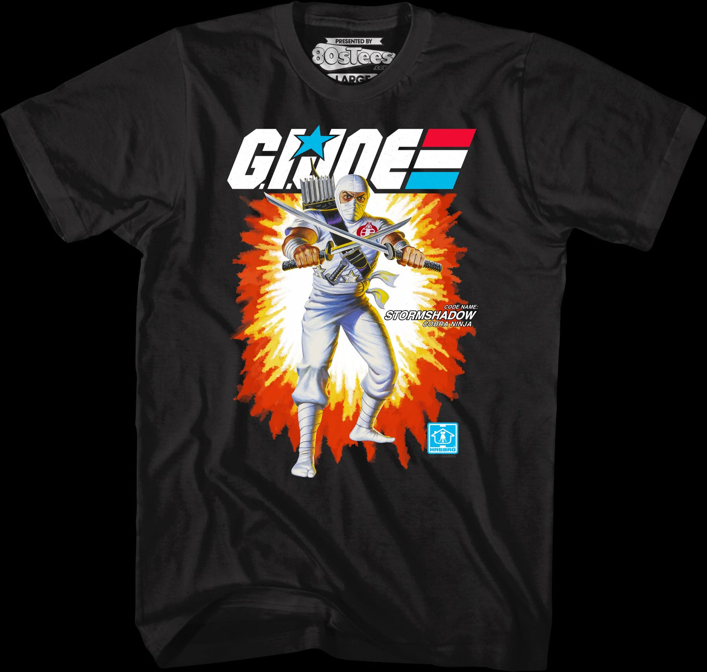Box Art Storm Shadow GI Joe T-Shirt