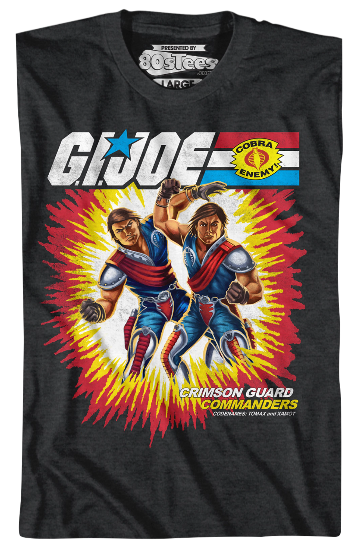 Box Art Tomax and Xamot GI Joe T-Shirt