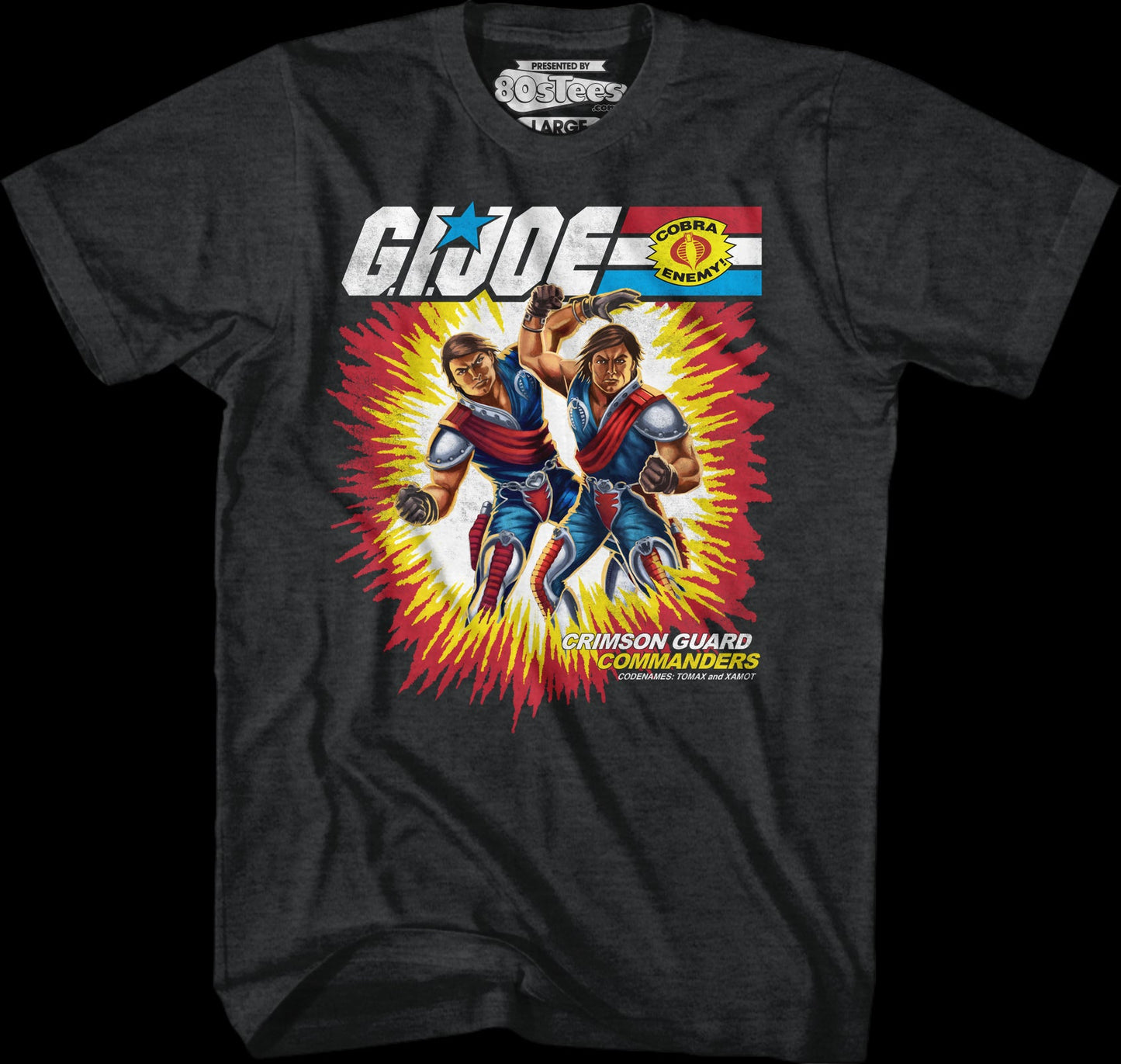 Box Art Tomax and Xamot GI Joe T-Shirt