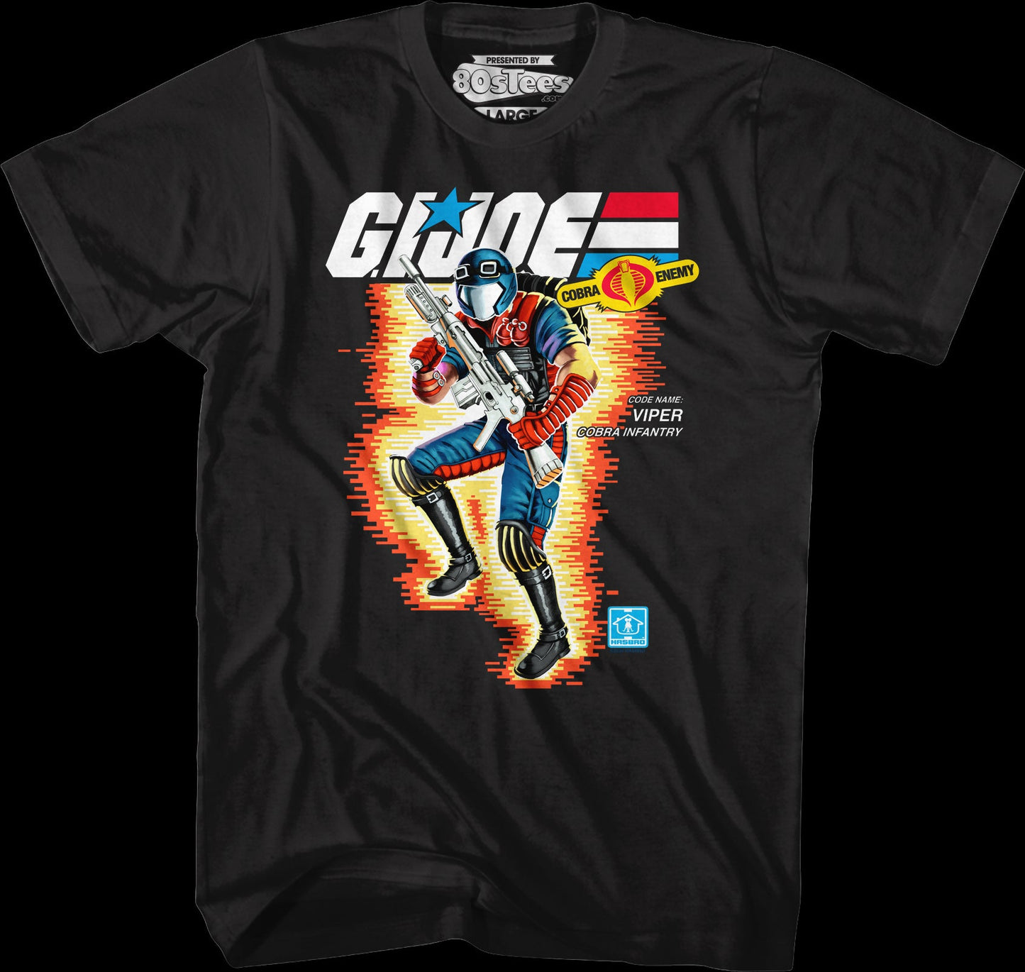 Box Art Viper GI Joe T-Shirt