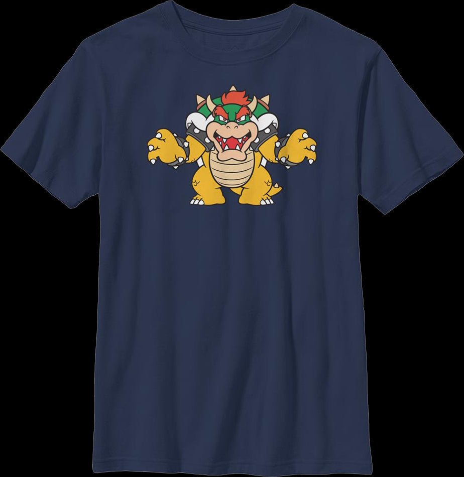 Boys Youth Bowser Super Mario Bros. Shirt